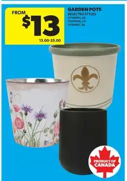 Real Canadian Superstore GARDEN POTS offer