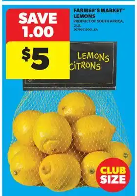 Real Canadian Superstore FARMER'S MARKET LEMONS, 2 LB offer