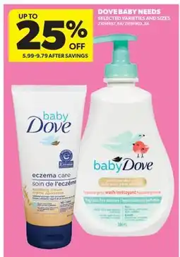 Real Canadian Superstore DOVE BABY NEEDS offer