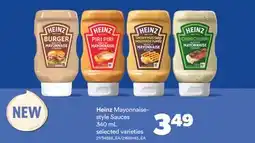Real Canadian Superstore HEINZ MAYONNAISE-STYLE SAUCES offer