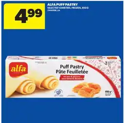 Real Canadian Superstore ALFA PUFF PASTRY offer