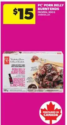 Real Canadian Superstore PC PORK BELLY BURNT ENDS offer
