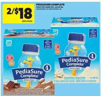Real Canadian Superstore PEDIASURE COMPLETE offer
