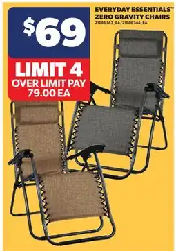 Real Canadian Superstore EVERYDAY ESSENTIALS ZERO GRAVITY CHAIRS offer