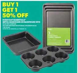 Real Canadian Superstore EVERYDAY ESSENTIALS METAL BAKEWARE OR BAKEWARE SETS offer