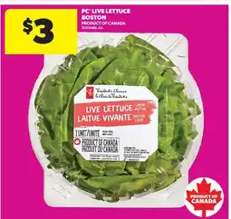 Real Canadian Superstore PC LIVE LETTUCE BOSTON offer