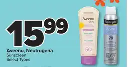 PharmaChoice Aveeno, Neutrogena Sunscreen offer
