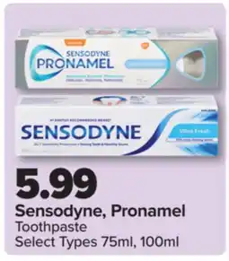 PharmaChoice Sensodyne, Pronamel Toothpaste offer