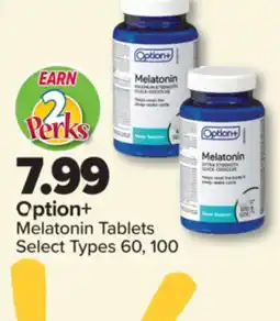 PharmaChoice Option+ Melatonin Tablets offer