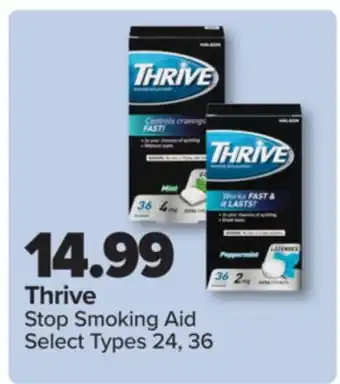 PharmaChoice Thrive Stop Smoking Aid offer