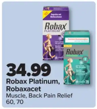 PharmaChoice Robax Platinum, Robaxacet offer
