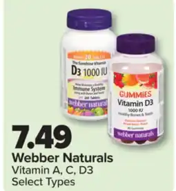 PharmaChoice Webber Naturals Vitamin A, C, D3 offer