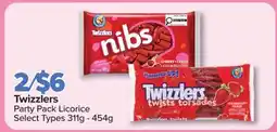 PharmaChoice Twizzlers Party Pack Licorice offer