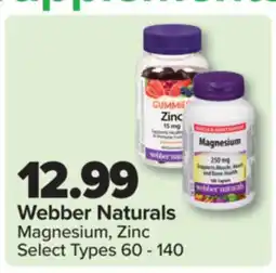 PharmaChoice Webber Naturals Magnesium, Zinc offer