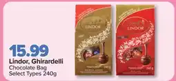 PharmaChoice Lindor, Ghirardelli Chocolate Bag offer
