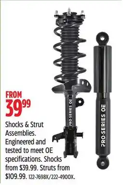 Canadian Tire Shocks & Strut Assemblies. Engineered and tested to meet OE specifications offer