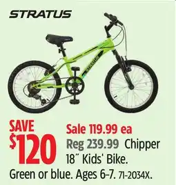 Canadian Tire Stratus Chipper 18˝ Kids' Bike offer