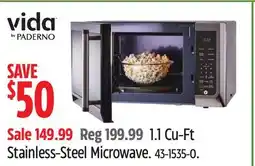 Canadian Tire 1.1 Cu-Ft Stainless-Steel Microwave offer