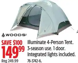 Canadian Tire Illuminate 4-Person Tent offer