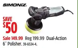 Canadian Tire Simoniz Dual-Action 6˝ Polisher offer