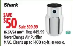Canadian Tire Shark NeverChange Air Purifier MAX offer