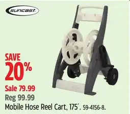Canadian Tire SUNCAST Mobile Hose Reel Cart, 175´ offer