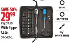 Canadian Tire MASTERCRAFT With Zipper Case offer