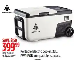 Canadian Tire Portable Electric Cooler, 22L offer