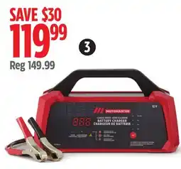 Canadian Tire MotoMaster Classic Series 25/10/2A Battery Charger offer
