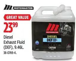 Canadian Tire Motormaster Diesel Exhaust Fluid (DEF), 9.46L offer