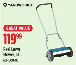 Canadian Tire Yardworks Reel Lawn Mower offer