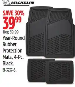 Canadian Tire MICHELIN Year-Round Rubber Protection Mats offer