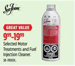 Canadian Tire Sea foam Selected Motor Treatments and Fuel Injection Cleaner offer