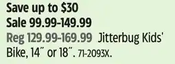 Canadian Tire Stratus Jitterbug Kids' Bike offer