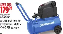 Canadian Tire 8-Gallon Oil-Free Air Compressor offer