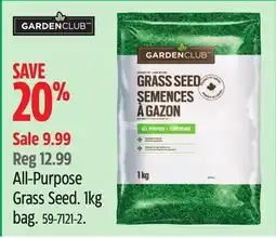 Canadian Tire GARDENCLUB All-Purpose Grass Seed offer