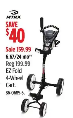 Canadian Tire EZ Fold 4-Wheel Cart offer