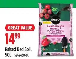 Canadian Tire Miracle-gro Raised Bed Soil, 50L offer