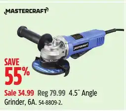 Canadian Tire Mastercraft 4.5˝ Angle Grinder offer