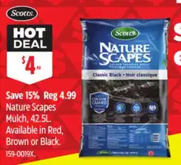 Canadian Tire SCOTTS Nature Scapes Mulch, 42.5L offer