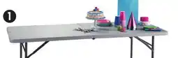 Canadian Tire For living 6´ Folding Table with Carry Handle offer