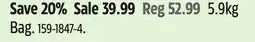 Canadian Tire Armstrong 5.9kg Bag offer