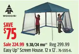 Canadian Tire WOODS Easy Up Screen House offer