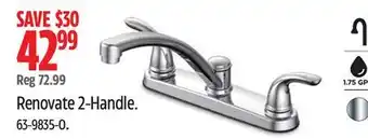 Canadian Tire Danze Renovate 2-Handle offer