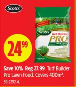 Canadian Tire Turf Builder Pro Lawn Food offer