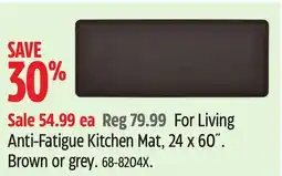 Canadian Tire For Living Anti-Fatigue Kitchen Mat offer