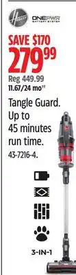 Canadian Tire Hoover Tangle Guard offer