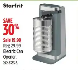Canadian Tire Starfrit Electric Can Opener offer