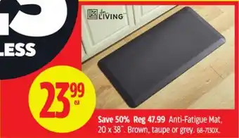 Canadian Tire For LIVING Anti-Fatigue Mat, 20 x 38˝ offer