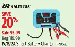 Canadian Tire NAUTILUS 15/8/2A Smart Battery Charger offer